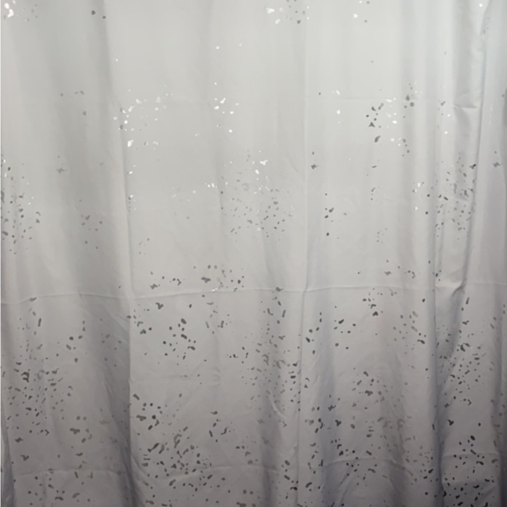 Gradient shower curtain